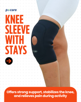 Knee Sleeve with Stays (Neoprene)