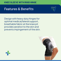 Knee Sleeve with Rigid Hinge