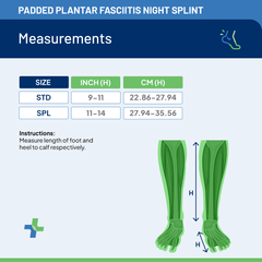 Padded Plantar Fasciitis Night Splint