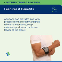 Contoured Tennis Elbow Wrap